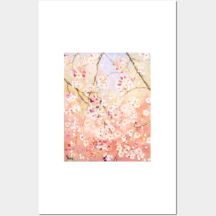 Wind In The Sakura Branches Posters and Art